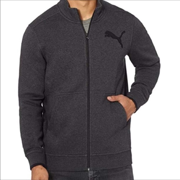 puma men's cotton track jacket